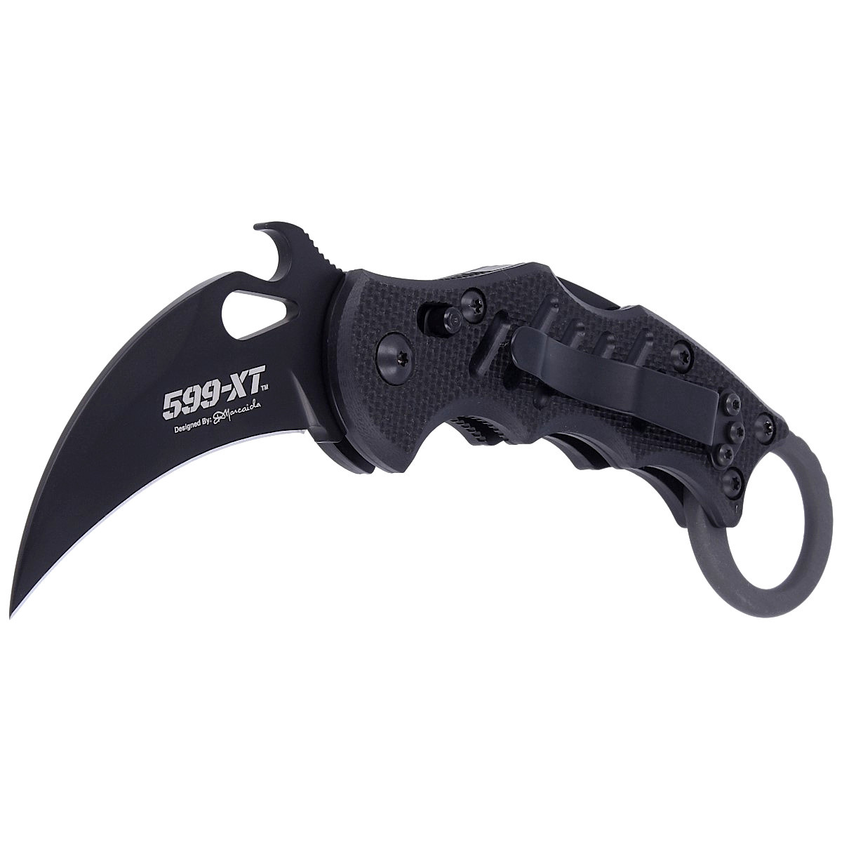 Nóż składany FOX Folding Karambit Emerson Opener G10 Black (FX-599 XT) 2 jpg