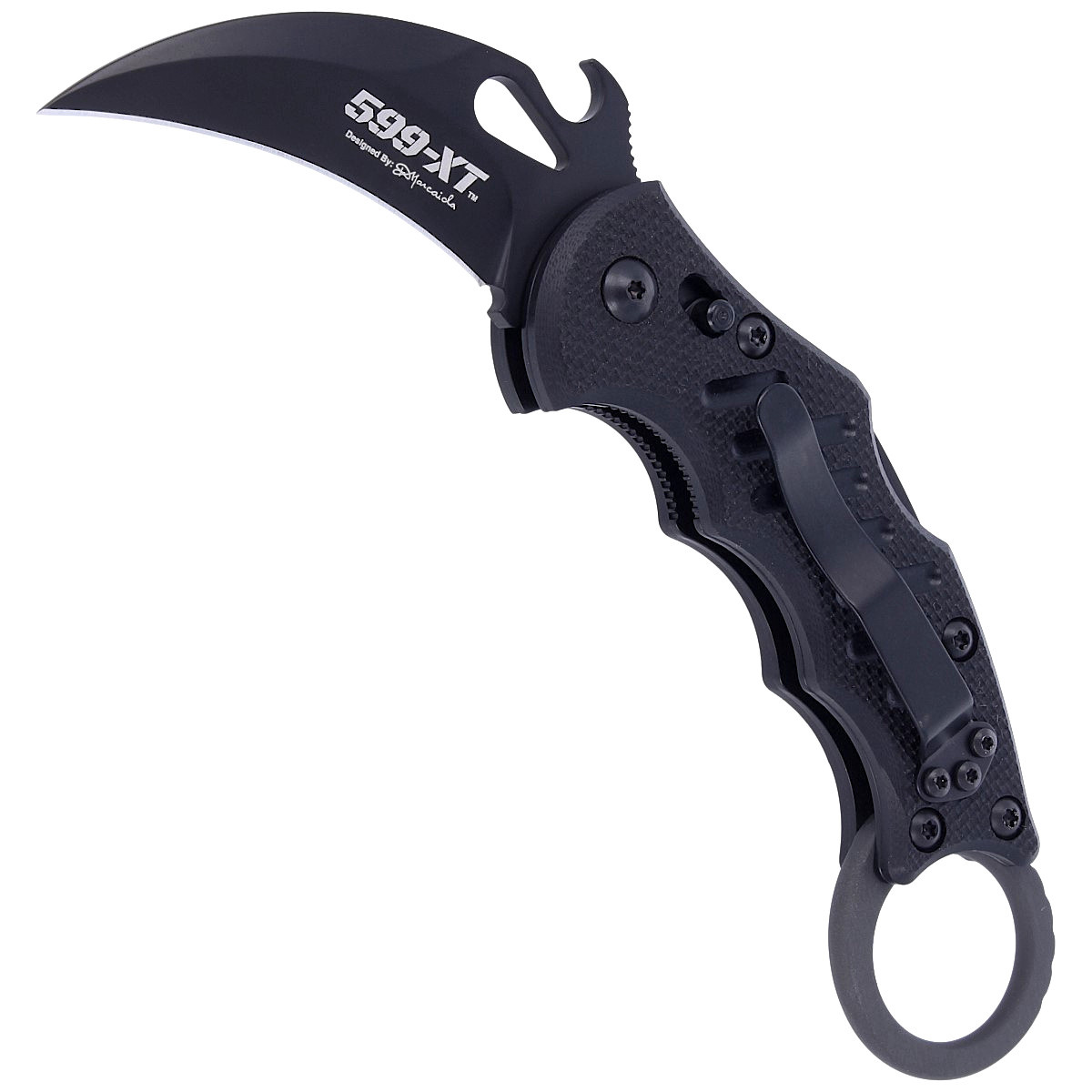 Nóż składany FOX Folding Karambit Emerson Opener G10 Black (FX-599 XT) 4 jpg