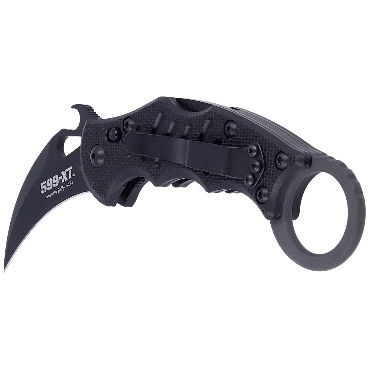 Nóż składany FOX Folding Karambit Emerson Opener G10 Black (FX-599 XT) 5 jpg