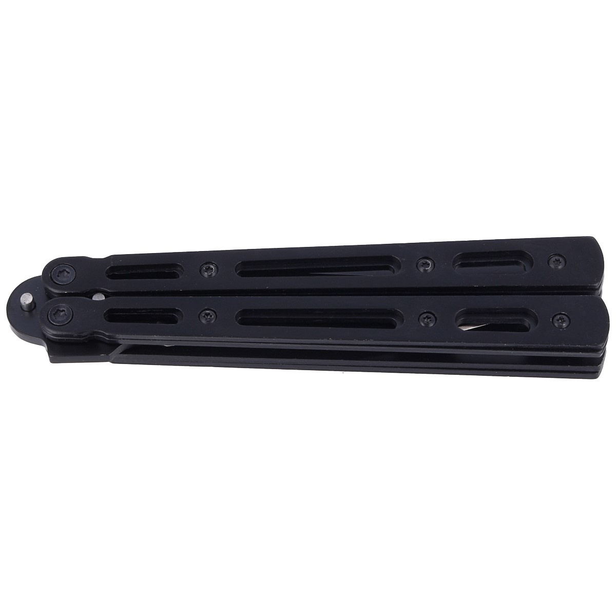 Nóż motylek Martinez Albainox Balisong Black Steel, Black Blade (02145) 2 jpg