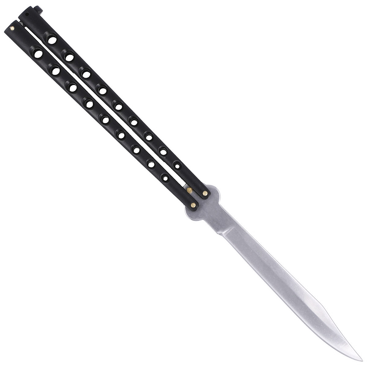 Nóż składany motylek Martinez Albainox Big Balisong Black, Mirror Finish (02052-N) 3 jpg