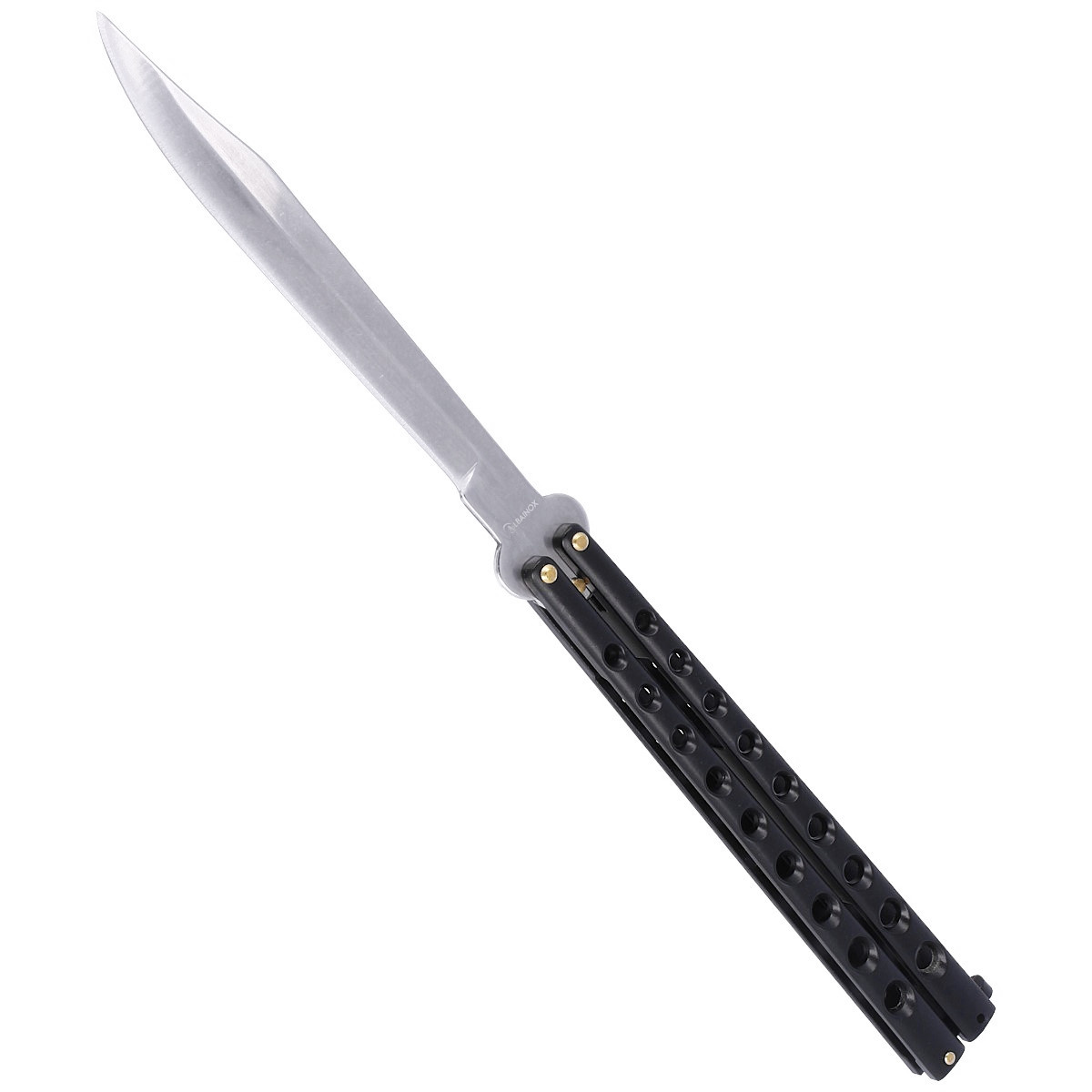 Nóż składany motylek Martinez Albainox Big Balisong Black, Mirror Finish (02052-N) 4 jpg
