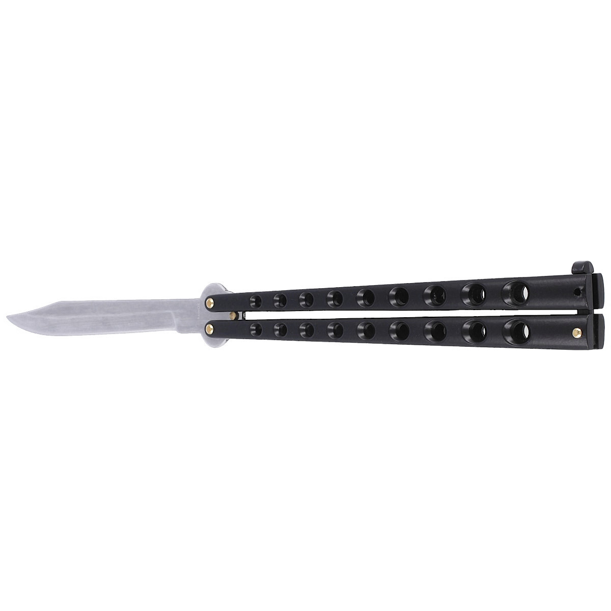 Nóż składany motylek Martinez Albainox Big Balisong Black, Mirror Finish (02052-N) 5 jpg