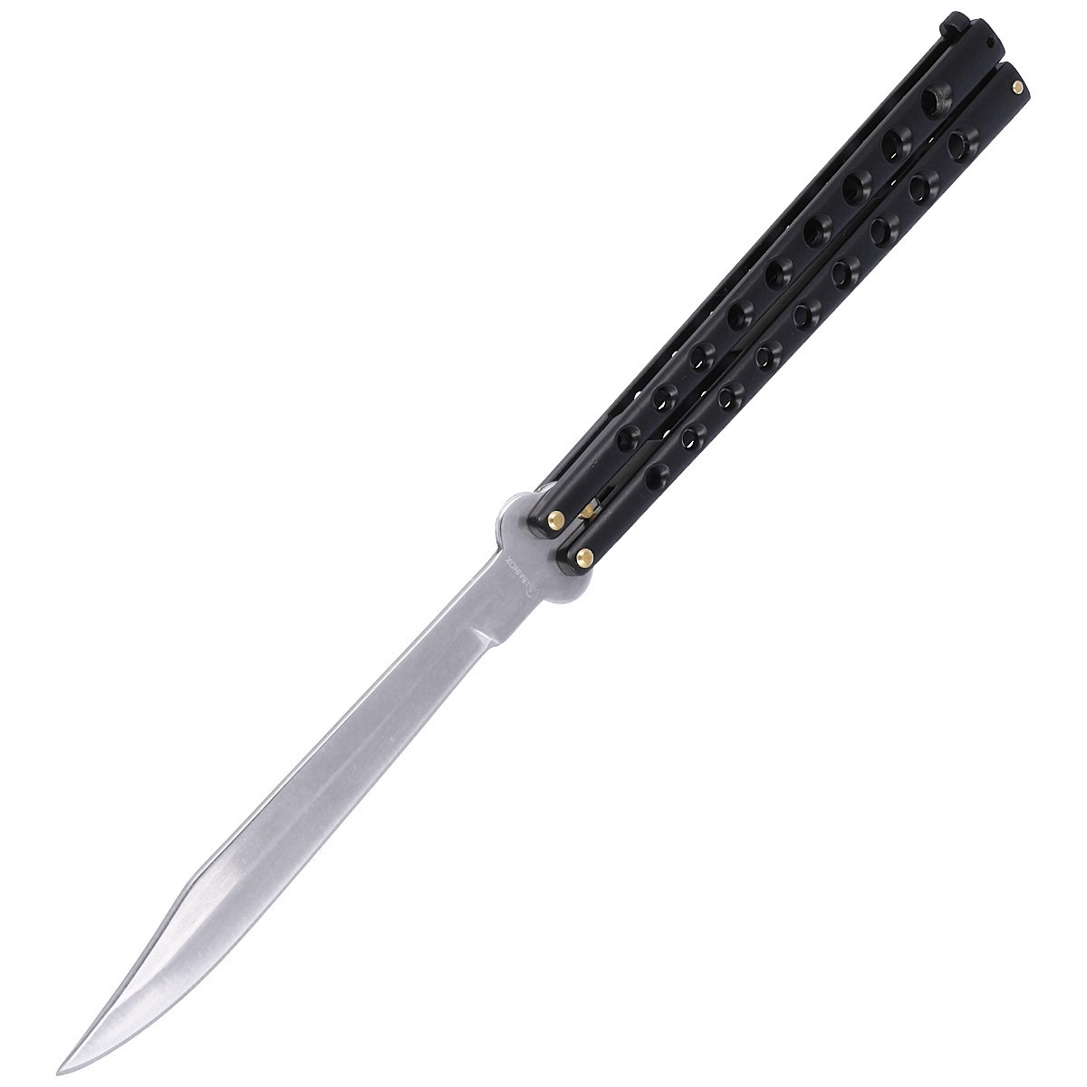 Nóż składany motylek Martinez Albainox Big Balisong Black, Mirror Finish (02052-N) 6 jpg