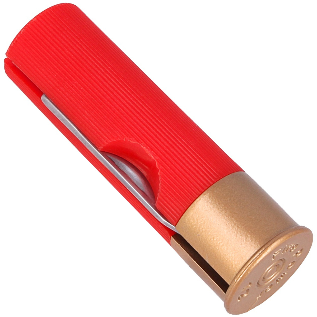 Nóż składany Martinez Albainox Cartridge Cal. 12 Red ABS, Satin 3Cr13Mov (18496) 2 jpg