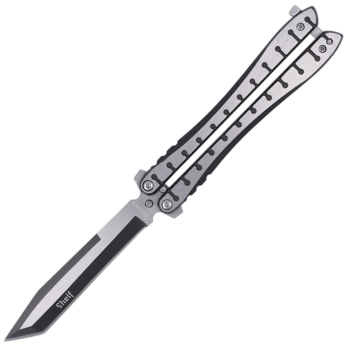 Nóż motylek Martinez Albainox Shelf Balisong, Negro (02112) 1 jpg