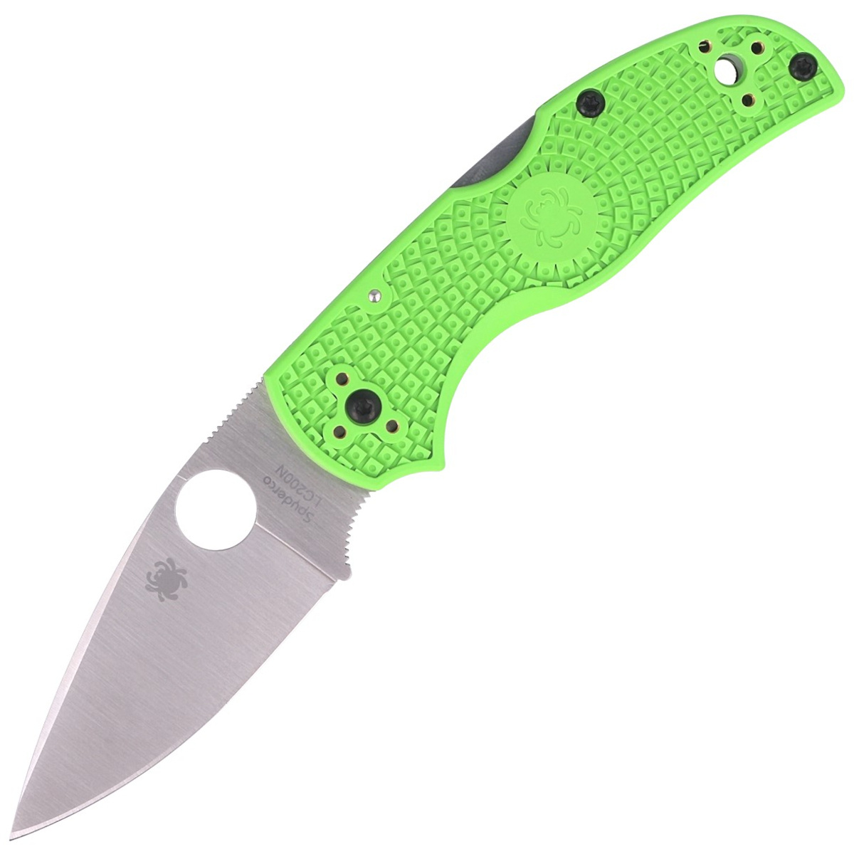Nóż składany Spyderco Native 5 Salt FRN Green, LC200N Spyder (C41PGR5) 1 jpg