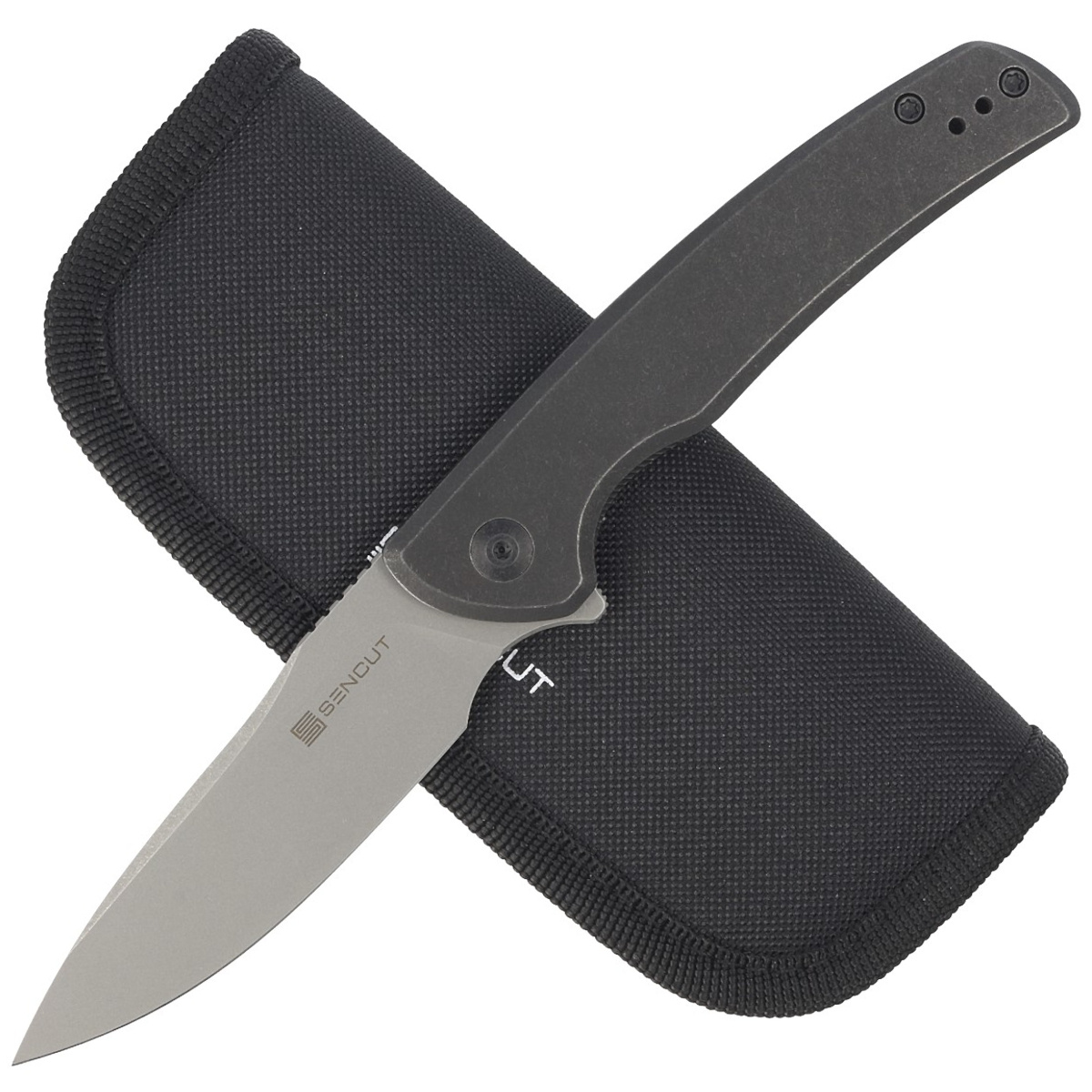 Nóż składany Sencut Tynan Black Stonewashed Steel, Gray Stonewashed 10Cr15CoMoV (SA10A) 2 jpg