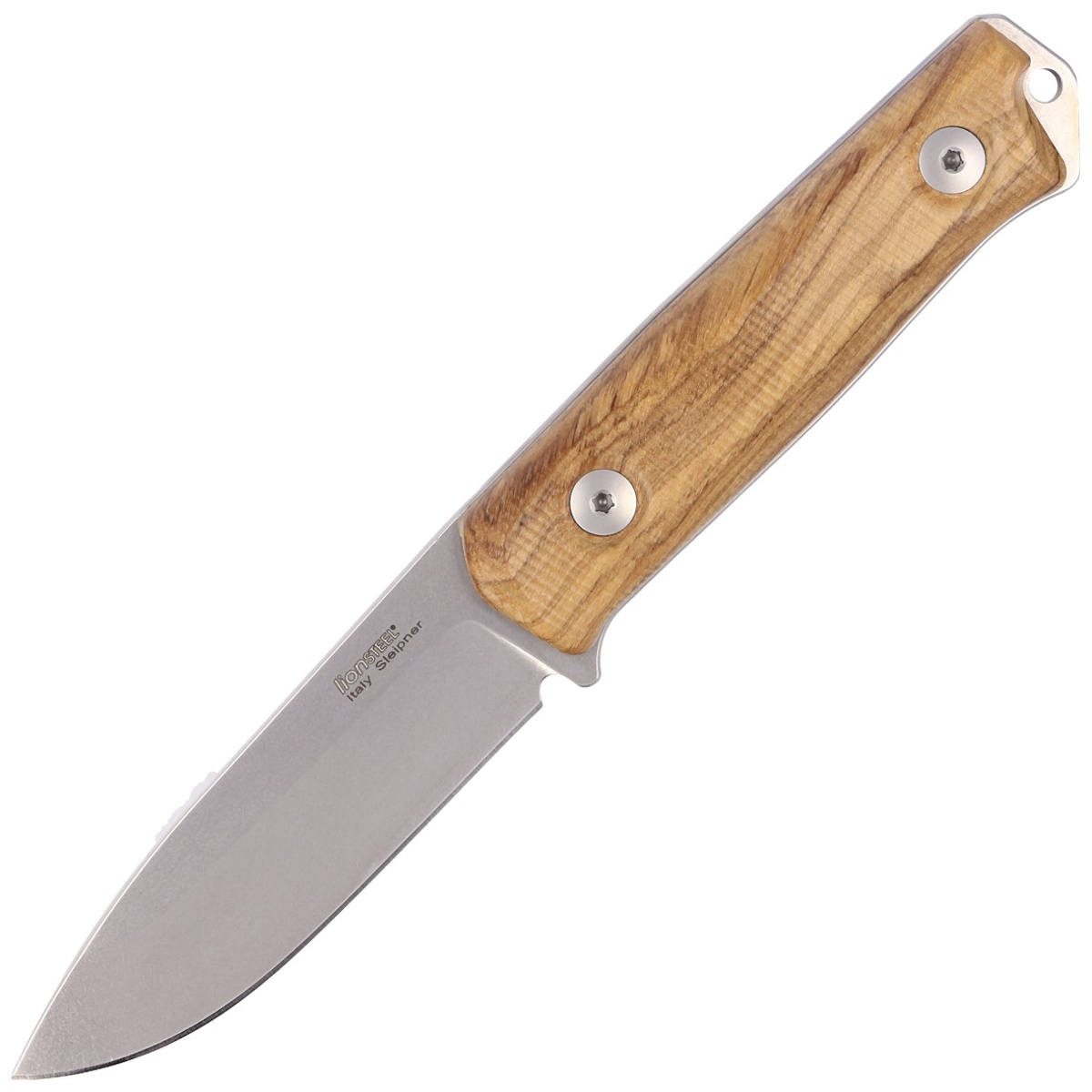 Nóż LionSTEEL B41 Olive Wood, Stonewashed Sleipner by Molletta (B41 UL) 1 jpg