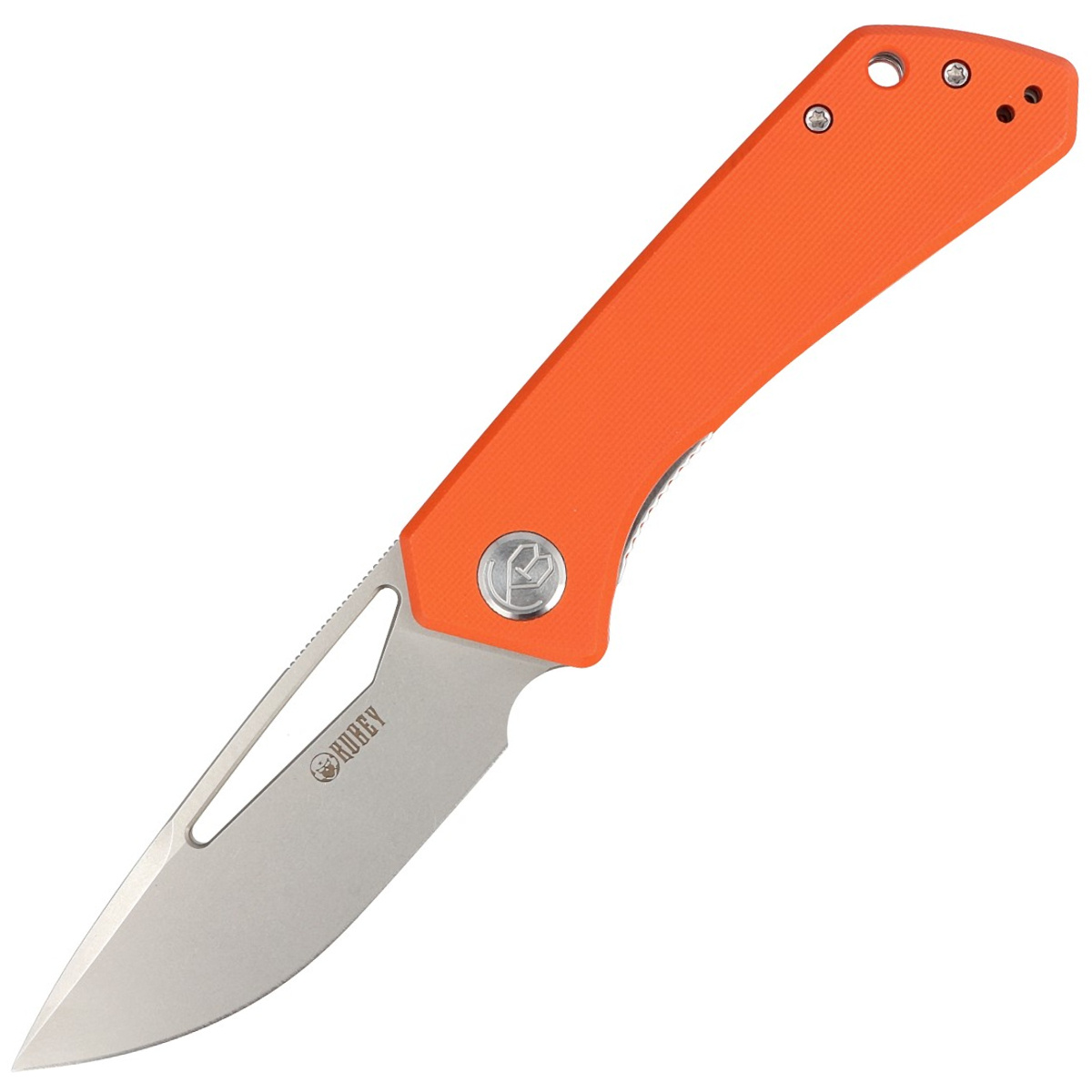 Nóż składany Kubey Thalia Orange G10, Beadblasted D2 (KU331H) 1 jpg