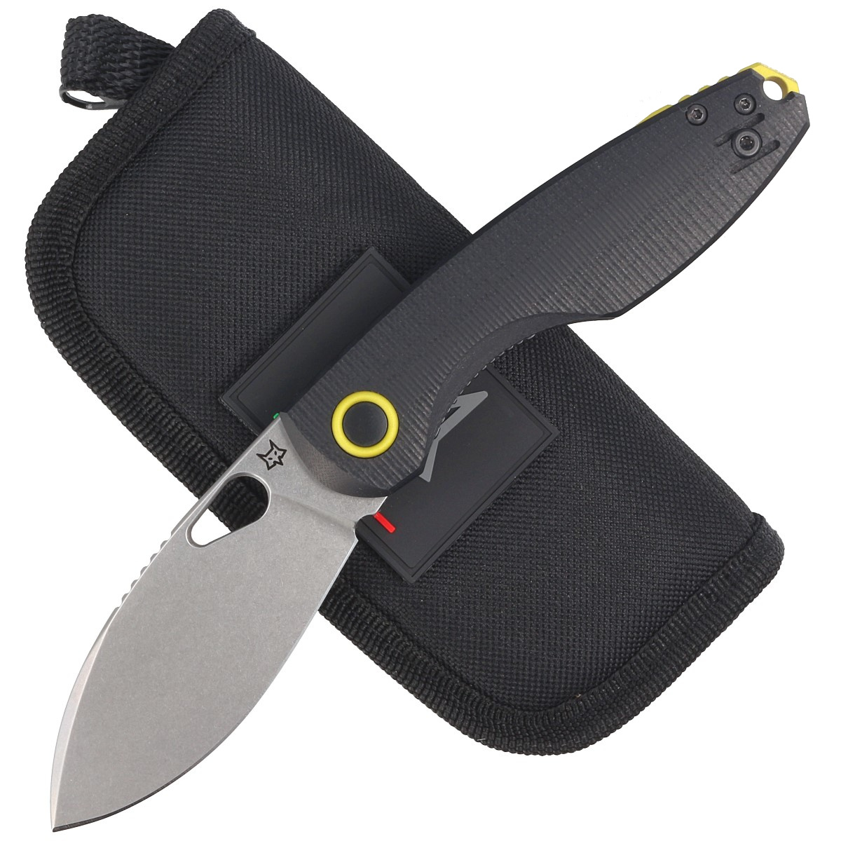Nóż składany FOX Chilin Black G10, Stonewashed N690Co by Jesper Voxnæs (FX-530 G10B) 2 jpg
