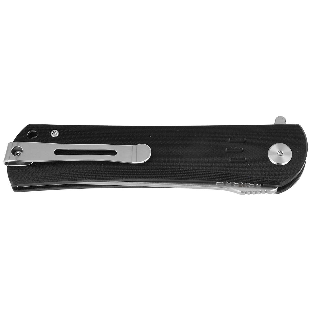 Nóż składany Bestech Kendo Black G10, Stonewashed / Satin D2 (BG06A-1) 4 webp