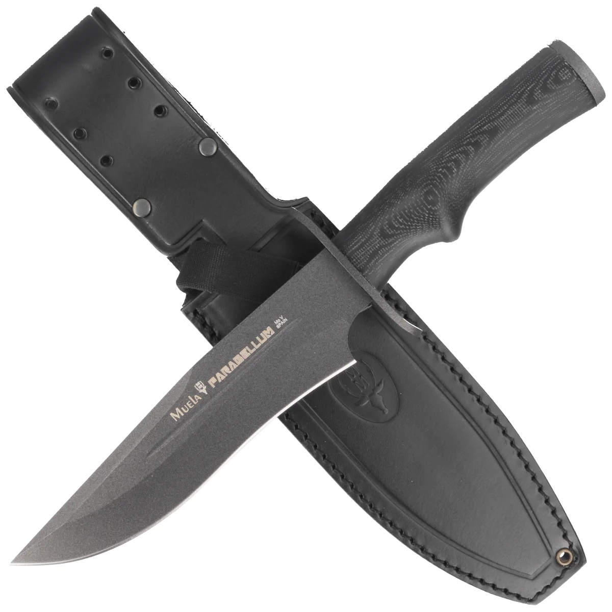 Nóż Muela Parabellum Black Micarta, PTFE Niflon 11 X50CrMoV15 (PARABELLUM-17N) 3 webp