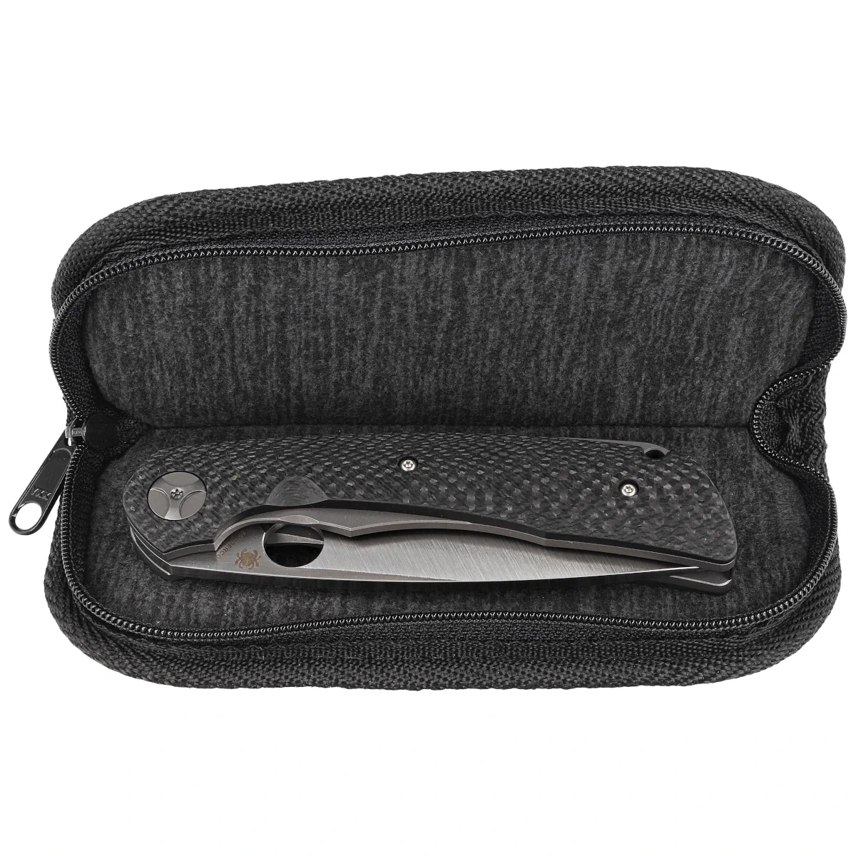 Nóż składany Spyderco Subvert Sprint Run Carbon Fiber / Titanium, Satin Plain CPM 20CV by Nati Amor (C239CFP) 2 webp