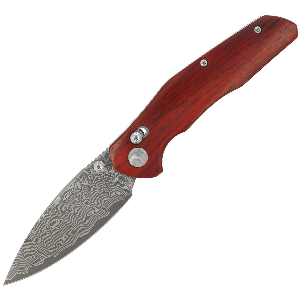 Nóż składany Bestechman Ronan Rosewood, Damascus (BMK02L) 1 jpg