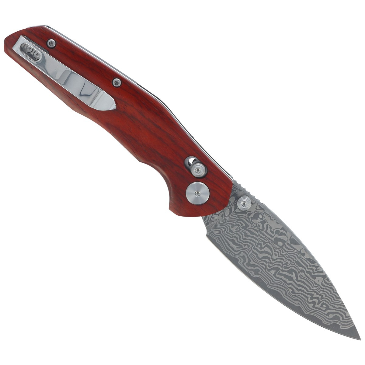 Nóż składany Bestechman Ronan Rosewood, Damascus (BMK02L) 3 jpg