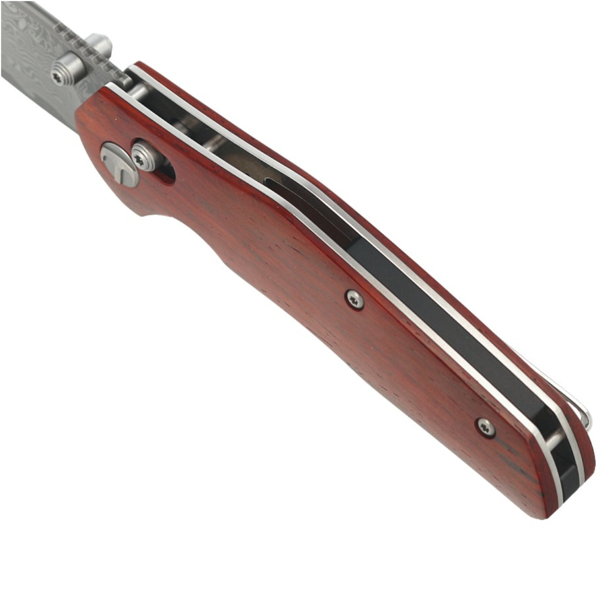 Nóż składany Bestechman Ronan Rosewood, Damascus (BMK02L) 4 jpg
