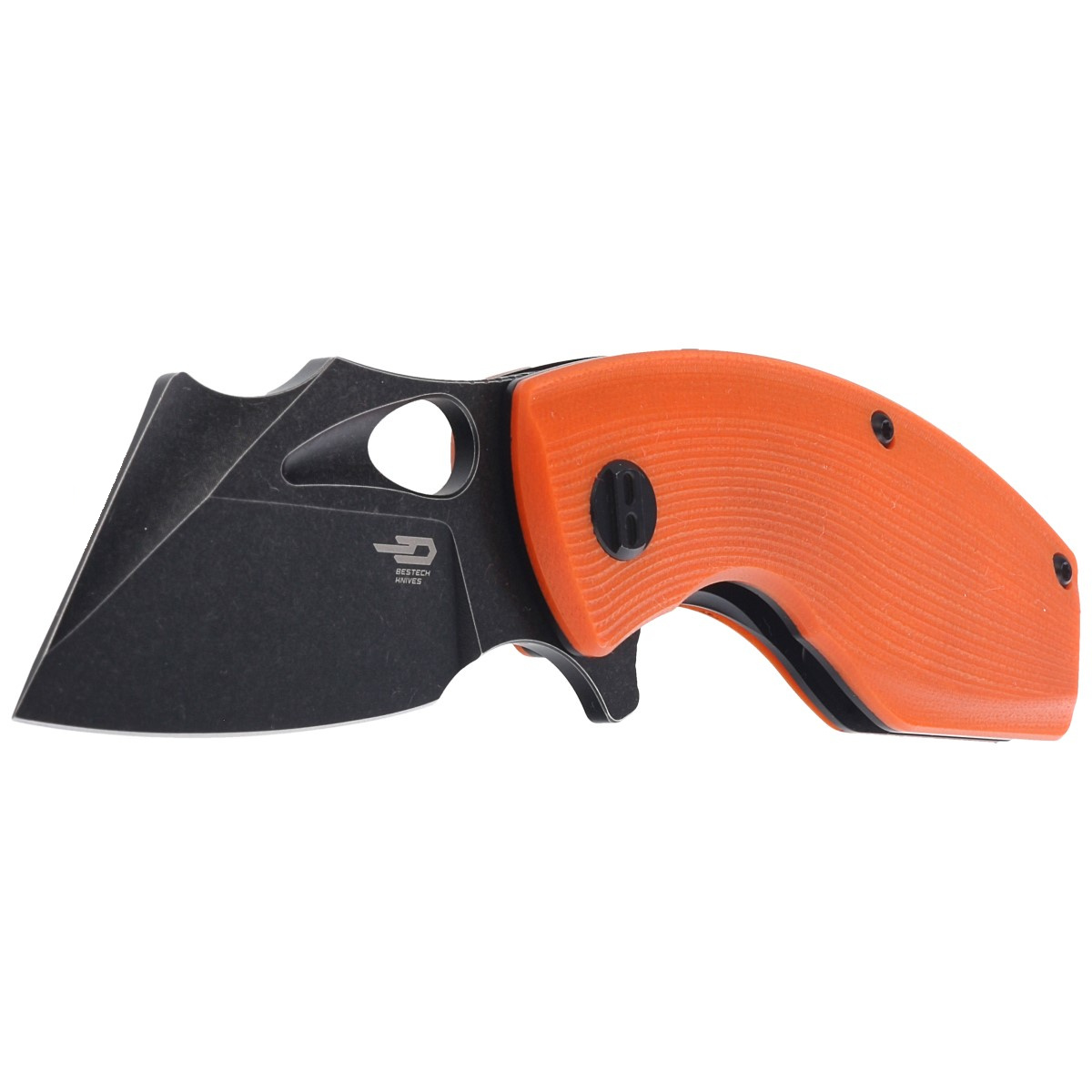 Nóż składany Bestech Lizard Orange G10, Black Stonewashed D2 (BG39D) 2 jpg