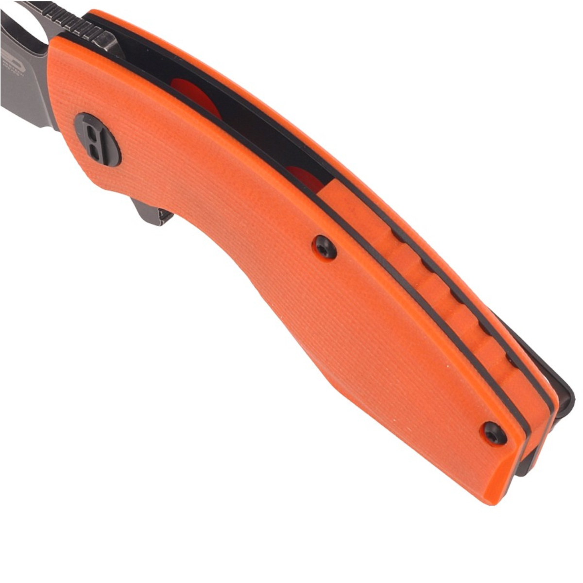 Nóż składany Bestech Lizard Orange G10, Black Stonewashed D2 (BG39D) 4 jpg