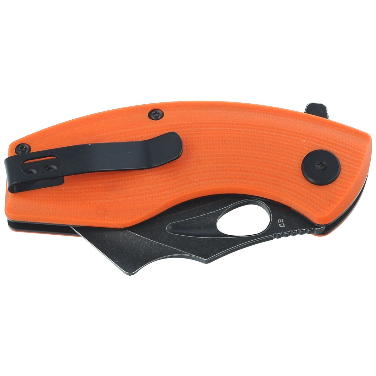 Nóż składany Bestech Lizard Orange G10, Black Stonewashed D2 (BG39D) 7 jpg