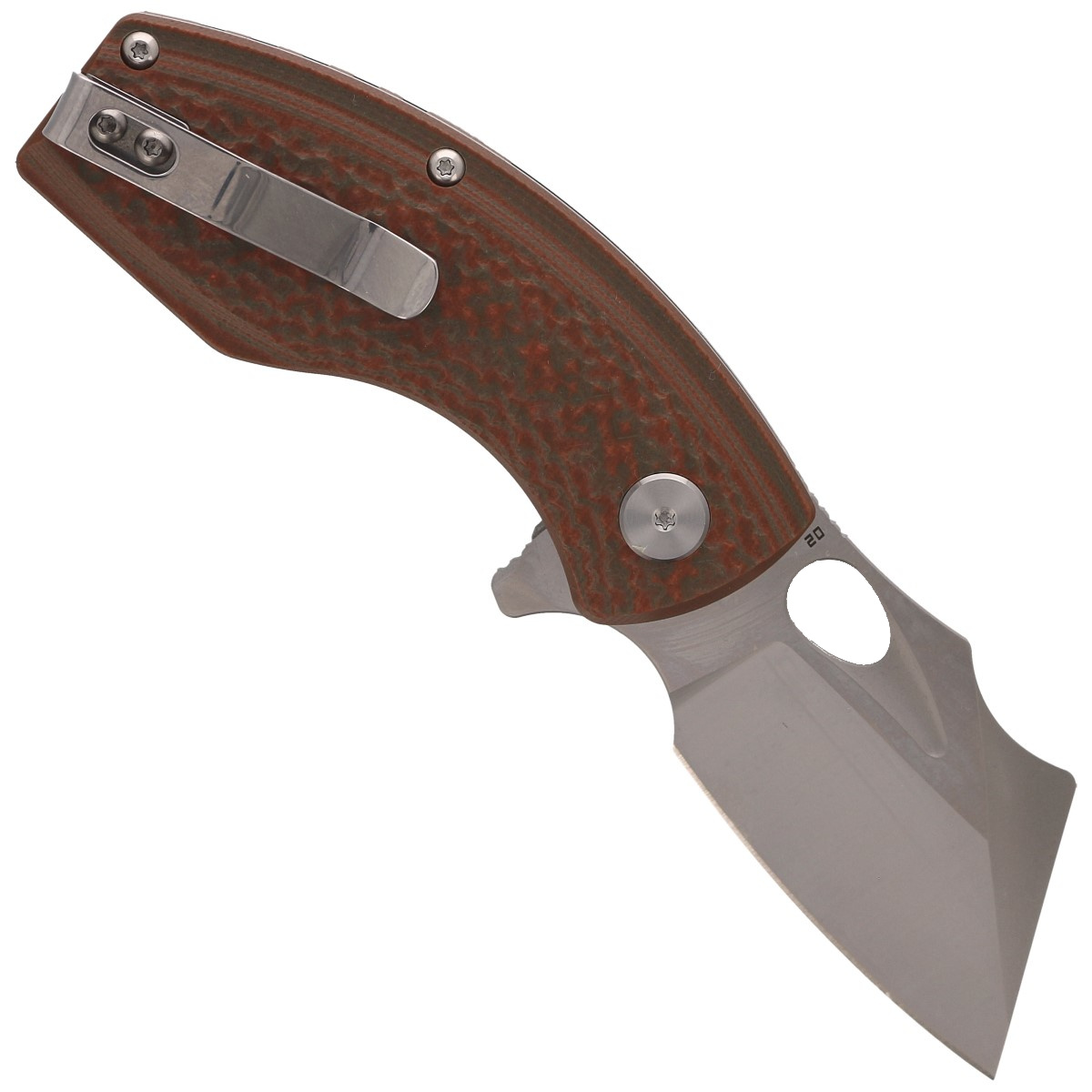 Nóż składany Bestech Lizard Green/Orange G10, Bead Blast/Satin D2 (BG39B) 3 jpg