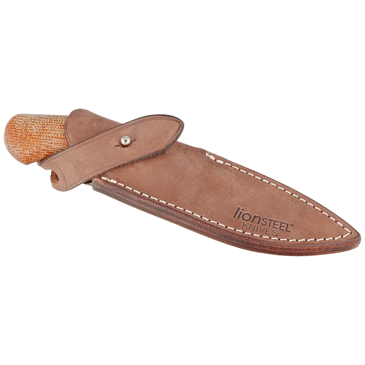 Nóż LionSteel Willy Natural Canvas, Satin M390 by Gianluigi ''Wilson'' Simonella (WL1 CVN) 3 webp
