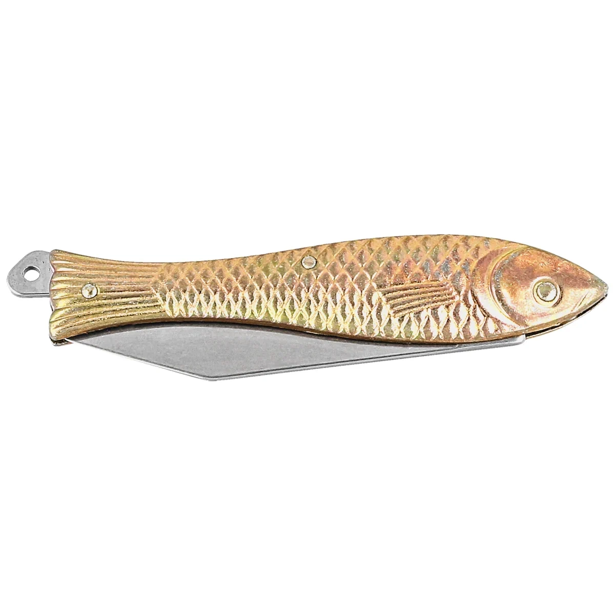 Nóż składany Mikov Fishlet 130 Gold, Stonewashed 420 (130-NZn-1/ZL STONEWASHED) 6 webp