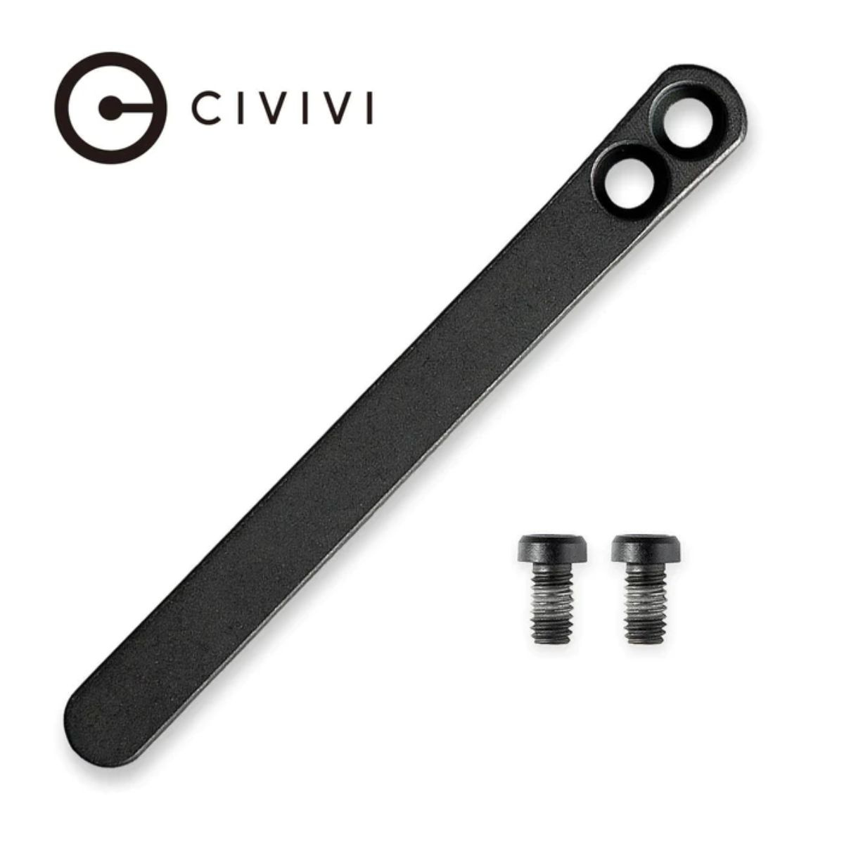 Klips Civivi Black Titanium, Tytanowe Śruby (T001B) 1 jpg