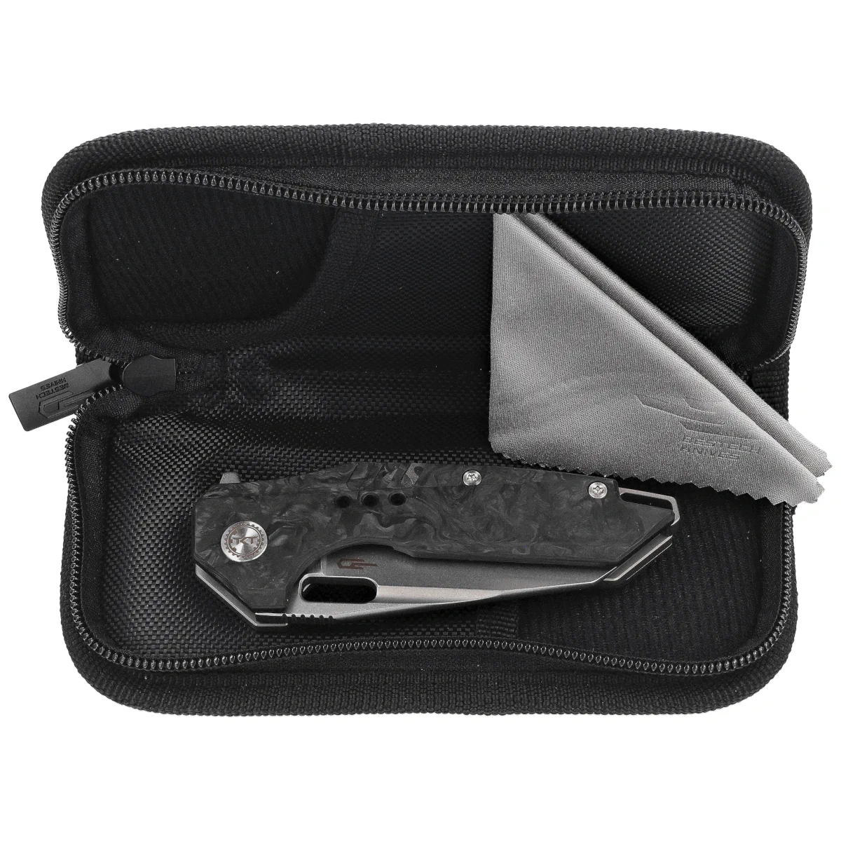 Nóż składany Bestech Nyxie 3 Grey Titanium / Marble Carbon Fiber, Bead Blasted / Stonewashed CPM S35VN by Todd Knife and Tool (BT2308C) 3 webp