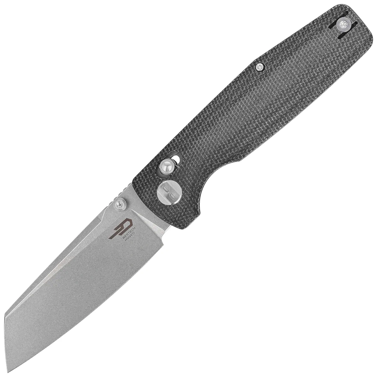Nóż składany Bestech Slasher Black Micarta, Stonewashed D2 (BG56A-1) 1 webp