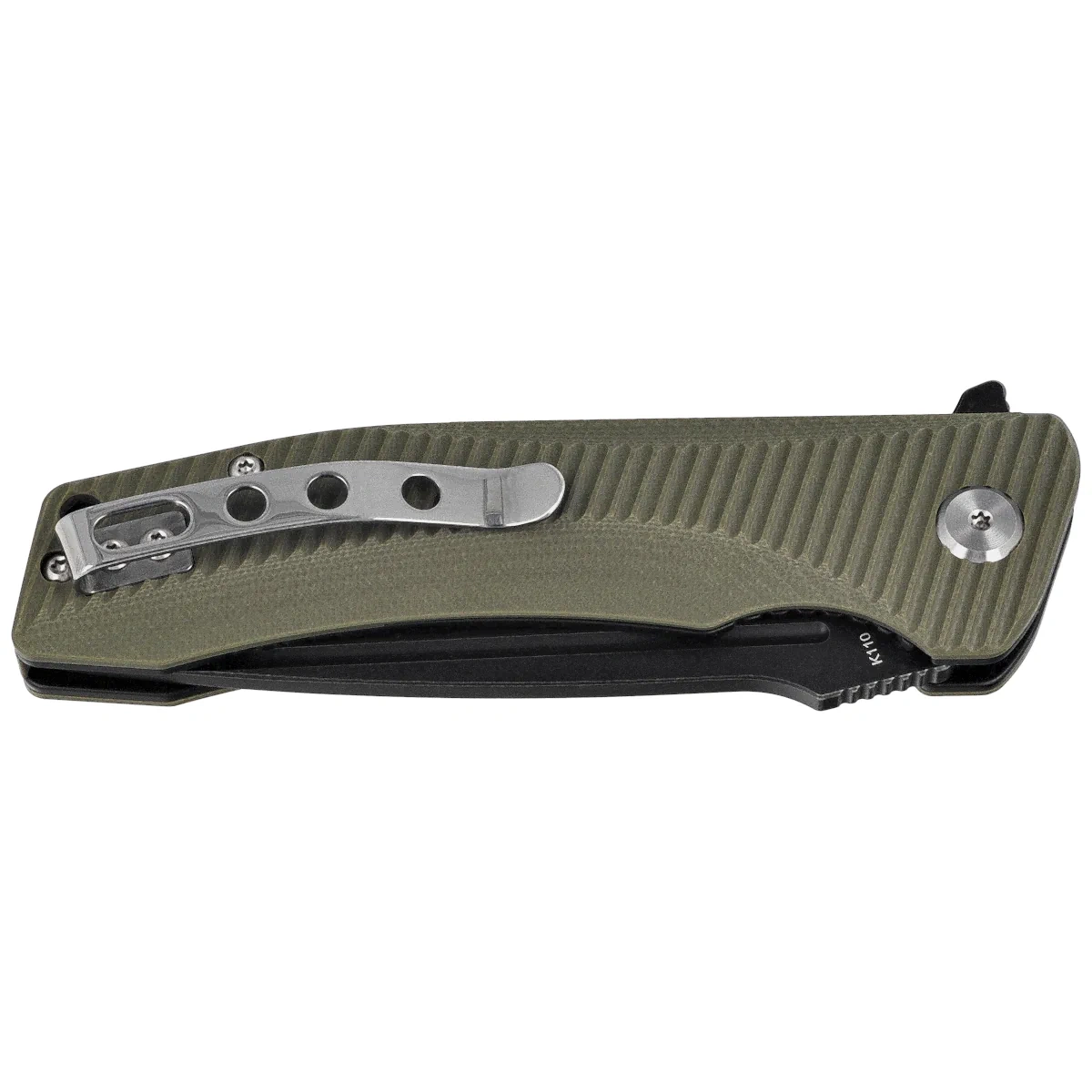 Nóż składany Bestech Mako Green G10, Black Stonewashed K110 (BG27D) 2 webp