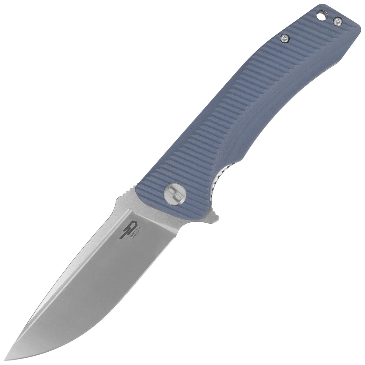Nóż składany Bestech Mako Grey G10, Stonewashed/Satin K110 (BG27C) 1 webp
