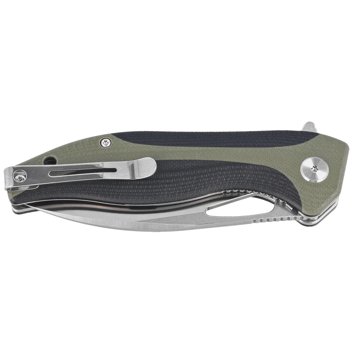 Nóż składany Bestech Komodo Black/Green G10, Stonewashed/Satin D2 (BG26A) 2 webp