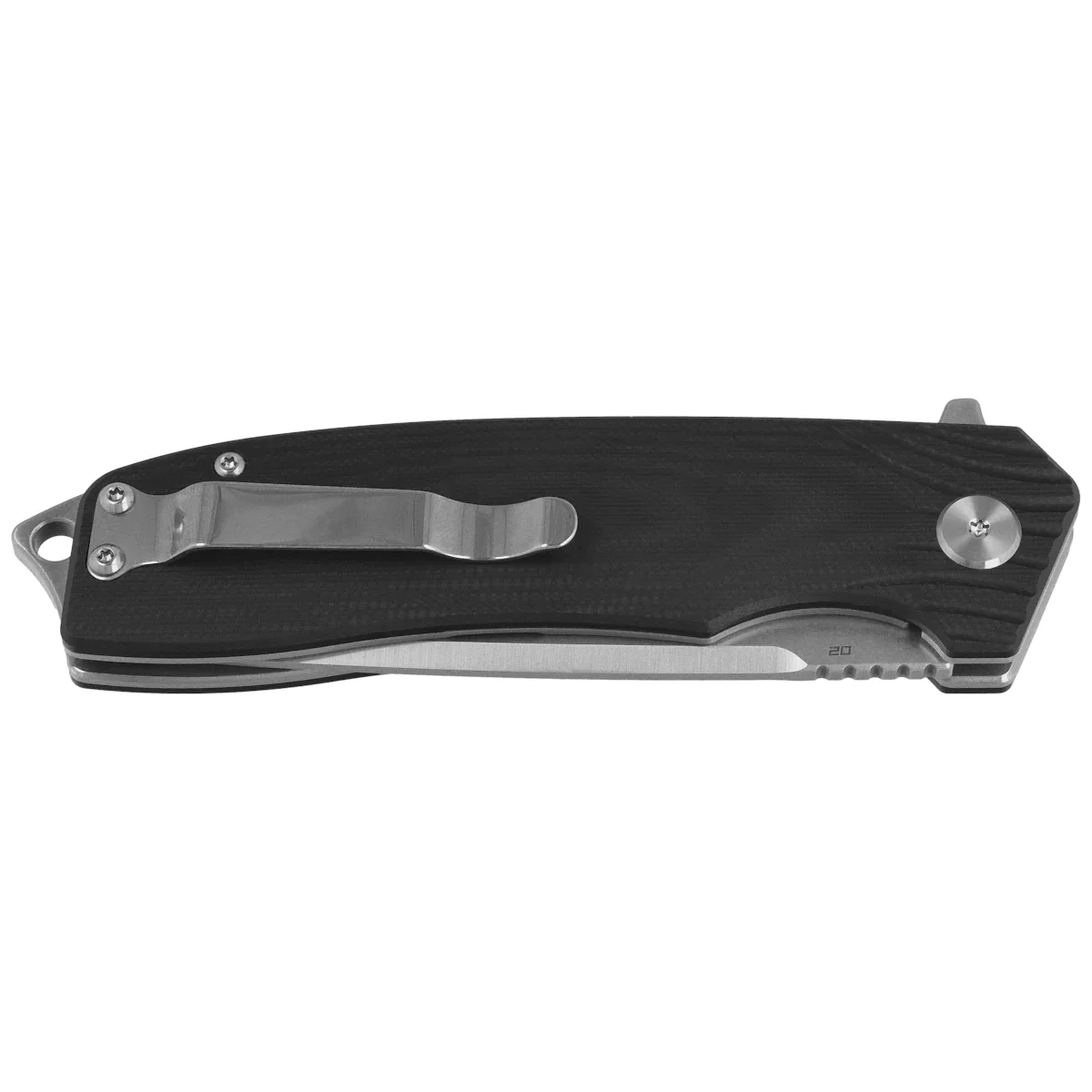 Nóż składany Bestech Lion Black G10, Stonewashed / Satin D2 (BG01A) 2 webp