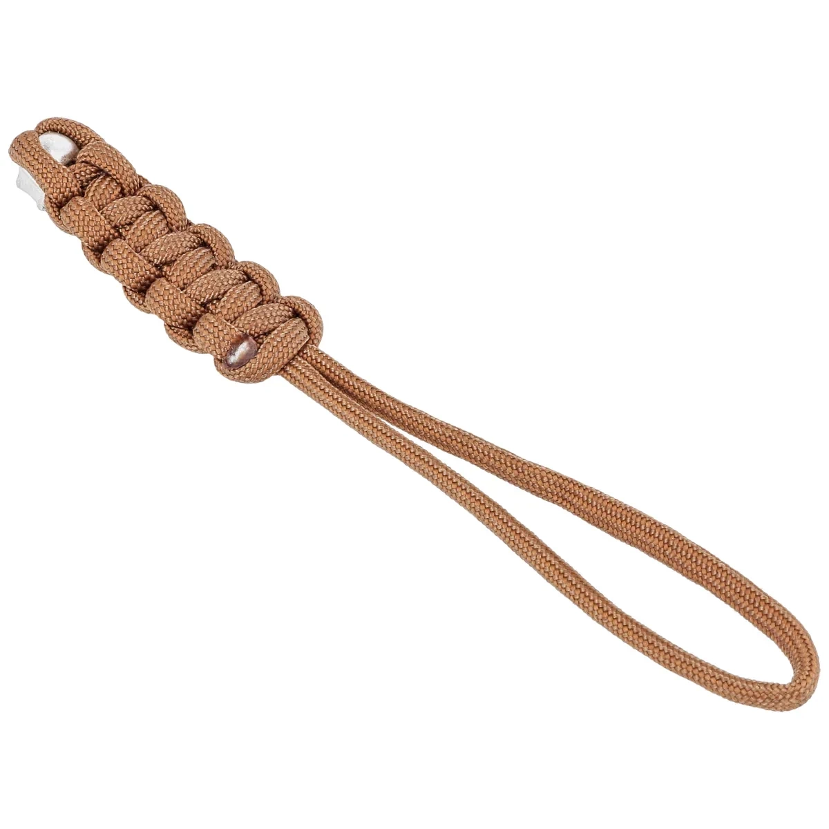 Przywieszka paracordowa Bestech Skull Lanyard Beige do noży i latarek 2 webp