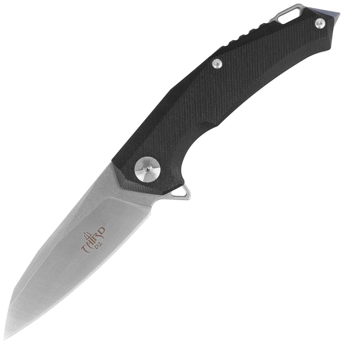 Nóż składany Decor Habitat Third Thunder LE No 018/500 Black G10/Titanium, Satin/ Stonewashed D2 (K4105) 1 webp