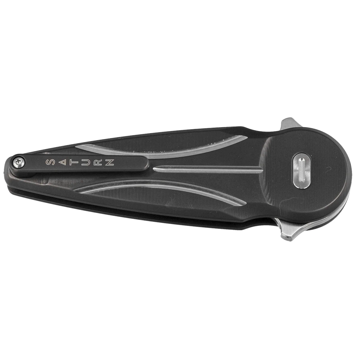 Nóż składany Fox Saturn Black Titanium, Satin M390 by Denis Simonutti (FX-551 TI) 2 webp