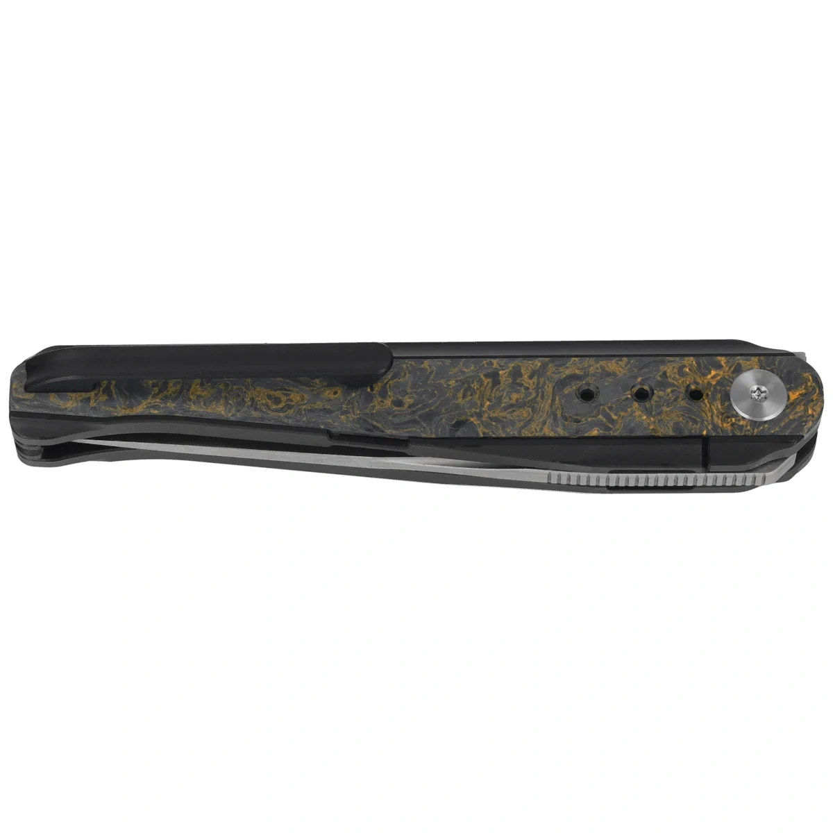 Nóż składany Bestech Spear Phisher Titanium/Carbon, stal M390 2 webp