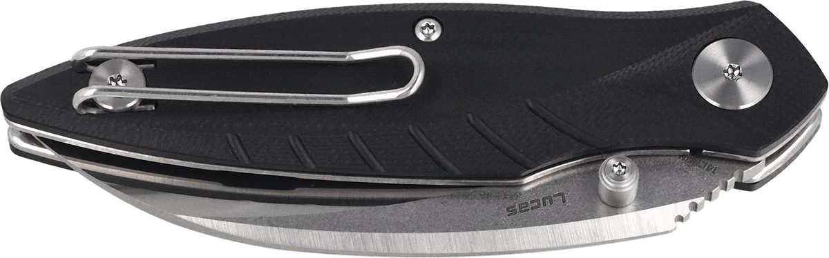Nóż składany Bestech Mantidae Black G10, Satin/Stonewashed 14C28N by Lucas (BG60A) 2 png