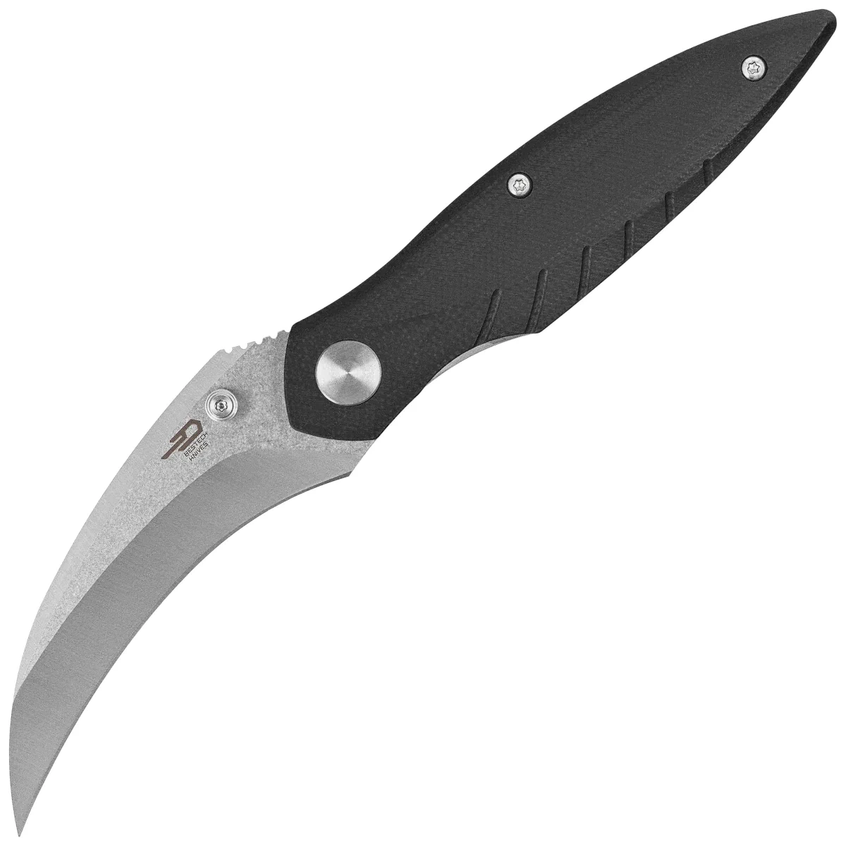 Nóż składany Bestech Mantidae Black G10, Satin/Stonewashed 14C28N by Lucas (BG60A) 1 webp