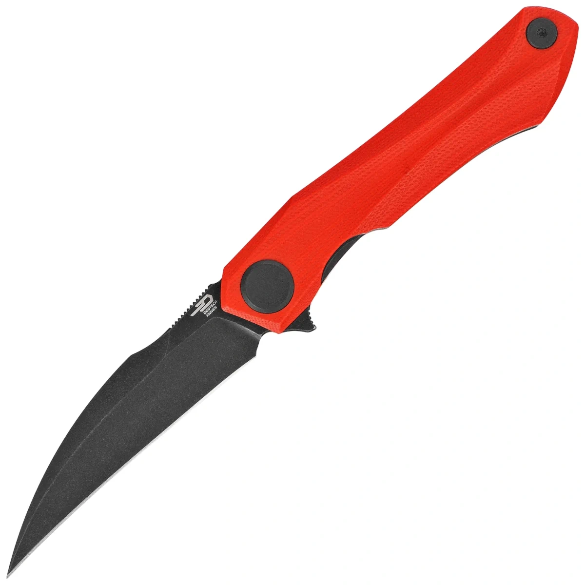 Nóż składany Bestech Ivy Red G10, Black Stonewashed 14C28N by Ostap Hel (BG59D) 1 webp