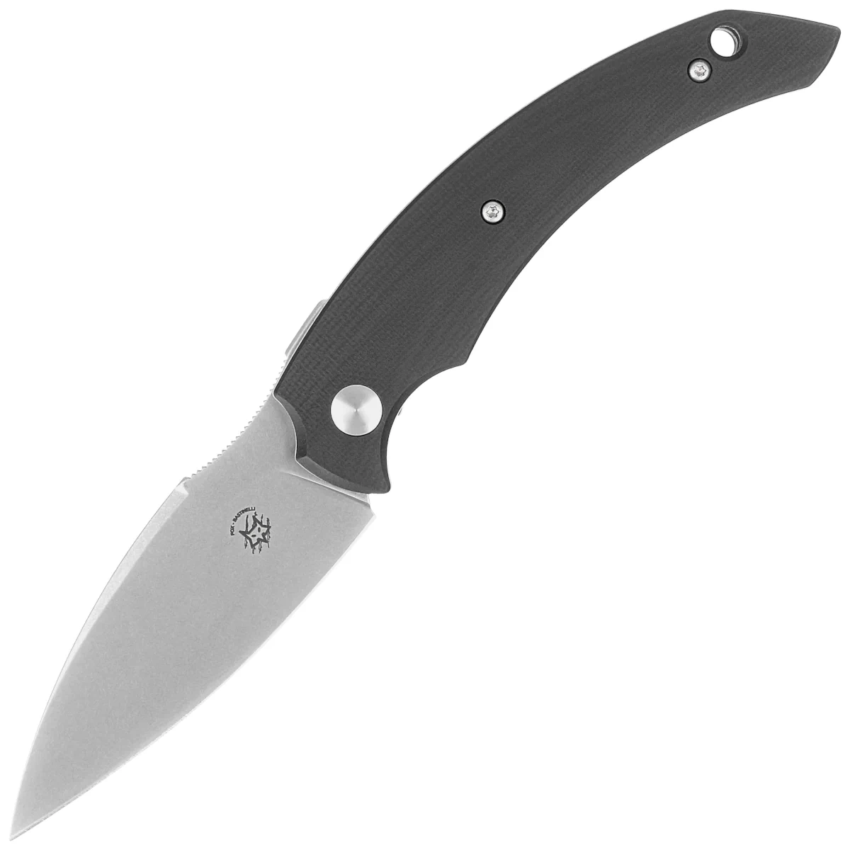 Nóż składany Fox Honos Black G10, Stonewashed BECUT by Bastinelli (FX-538 G10B) 1 webp