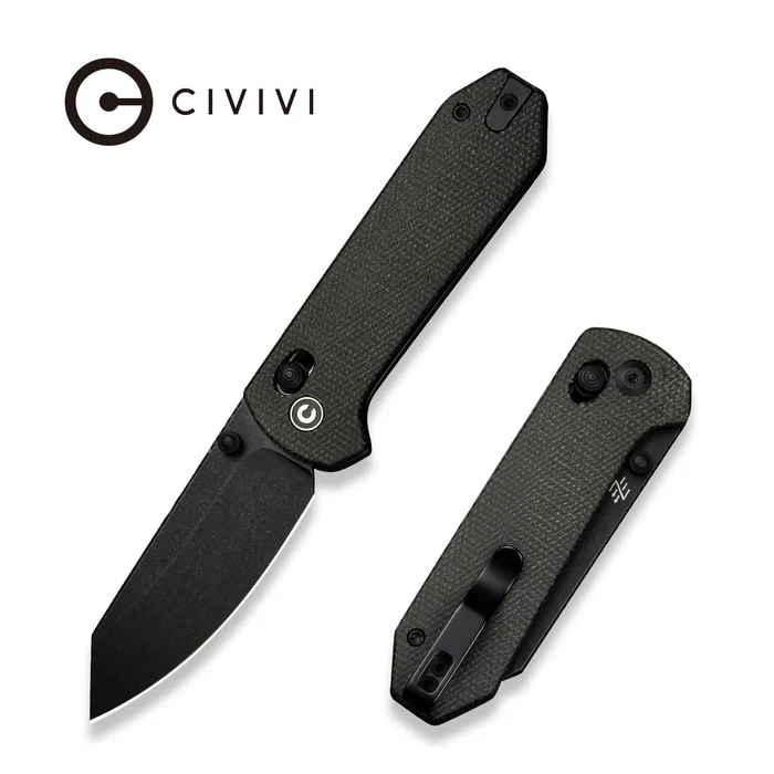 Nóż składany Civivi Yonder Dark Green Micarta, stal 14C28N 1 webp