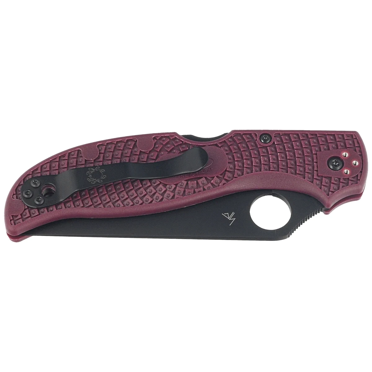 Nóż składany Spyderco Stretch 2 XL Sprint Run Burgundy FRN, TiCN Micro-Melt PD#1 by Sal Glesser (C258BGBKP) 2 webp