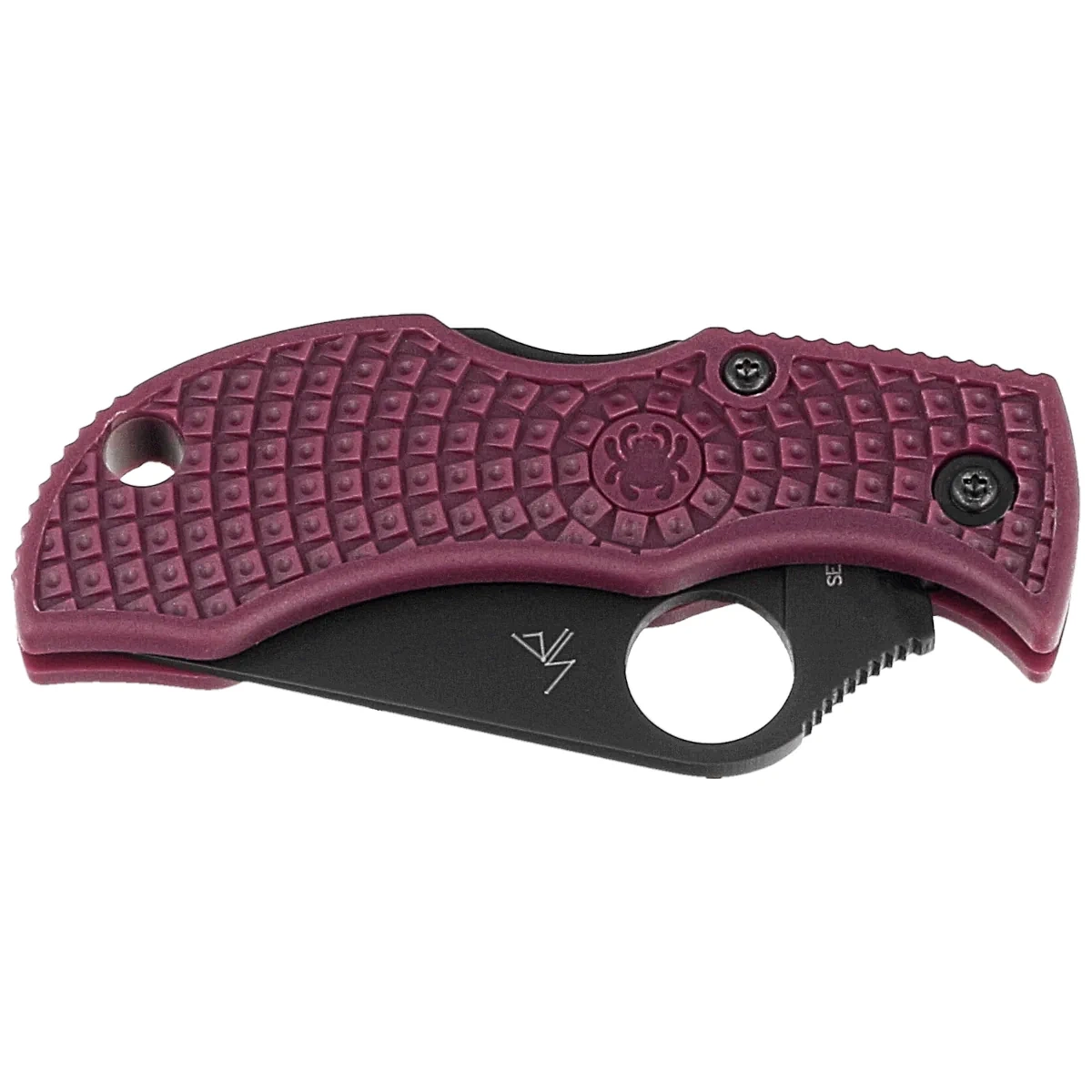 Nóż składany Spyderco Manbug Sprint Run Burgundy FRN, TiCN Micro-Melt PD#1 by Sal Glesser (MBBGBKP) 2 webp