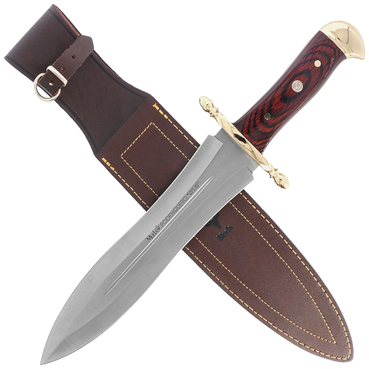Nóż Muela Podenquero-M Pakka Wood, Satin X50CrMoV15 2 webp