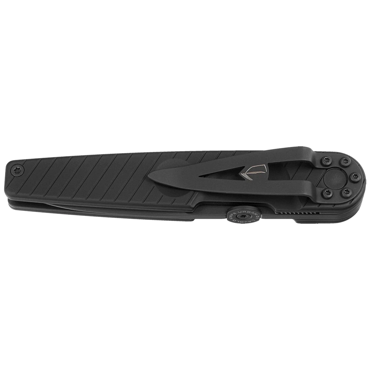 Nóż składany Extrema Ratio LKU01 Urban Dark Black Aluminium, Black MIL-C N690 by Danilo Rossi (04.1000.0243/U/BLK-BLK) 2 webp