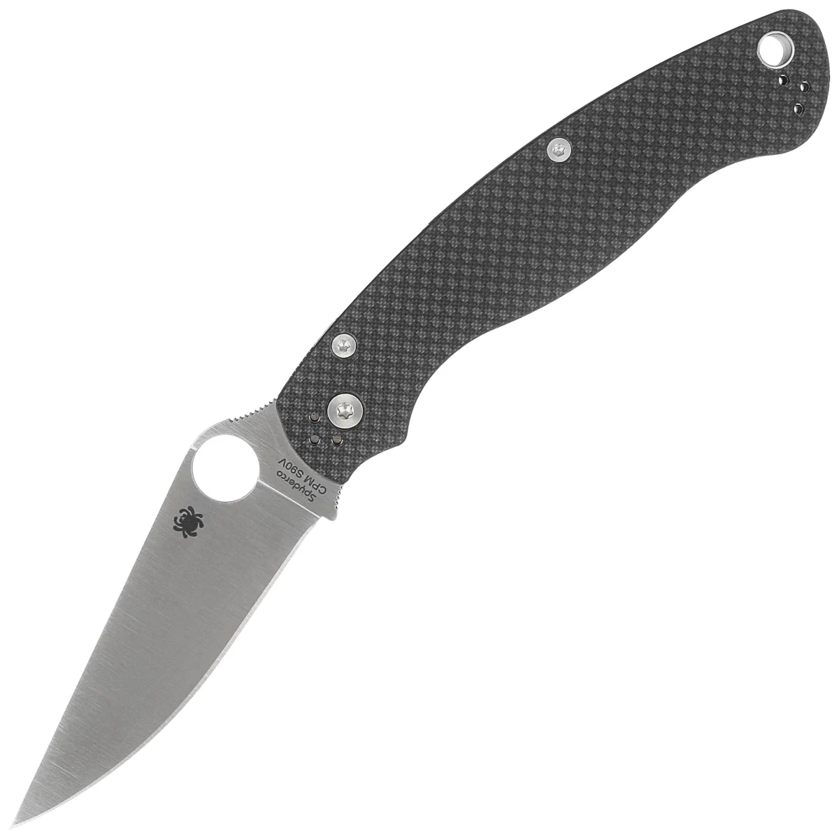 Nóż składany Spyderco Military 2 Sprint Run Carbon Fiber, Satin CPM S90V by Sal, Eric Glesser (C36CFP2) 1 webp