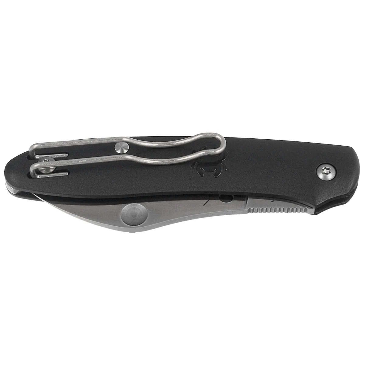 Nóż składany Spyderco Roadie XL Black FRN, Satin M398 by Sal Glesser (C267BKP) 2 webp