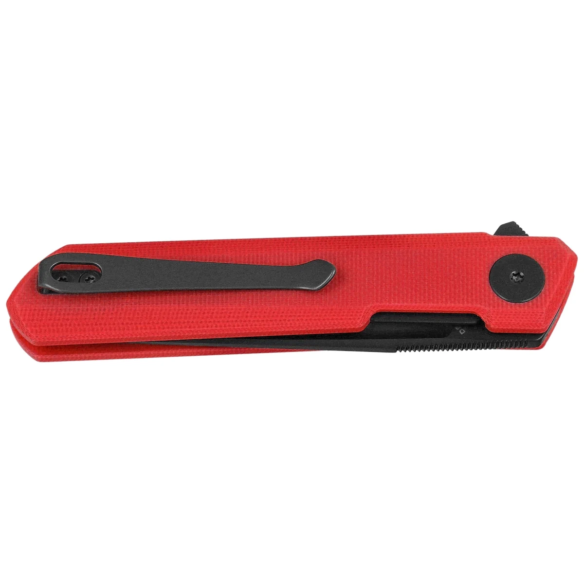 Nóż składany Bestechman Mini Dundee Special Red G10, Black PVD D2 by Ostap Hel (BMK03N) 2 webp